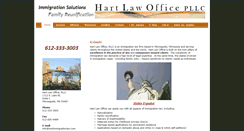 Desktop Screenshot of hartimmigrationlaw.com