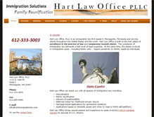 Tablet Screenshot of hartimmigrationlaw.com